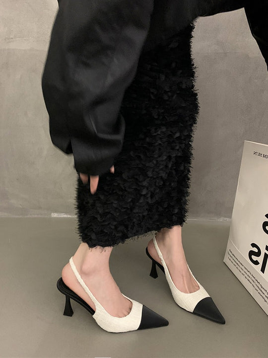 Damen elegante Sling Pumps mit modischem Design und komfortablem Absatz EB