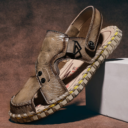Herren Weiche und bequeme Freizeitsandalen mit verstellbarem Riemen EB