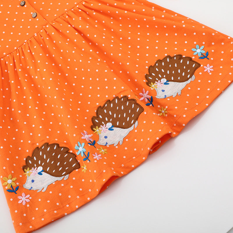 Kleines Mädchen Langarmkleid EB