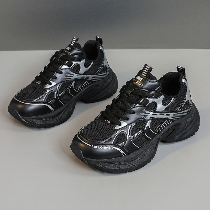 Damen Sportliche Sneakers mit luftdurchlässiger Mesh-Struktur und ergonomischer Dämpfung EB