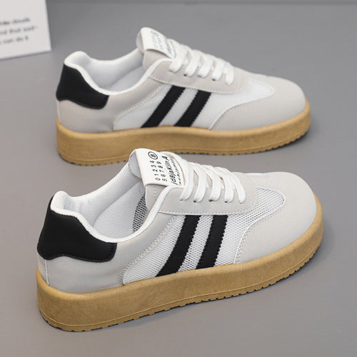 Damen Sportliche Sneaker mit flexibler Sohle und atmungsaktiver Mesh-Oberfläche EB