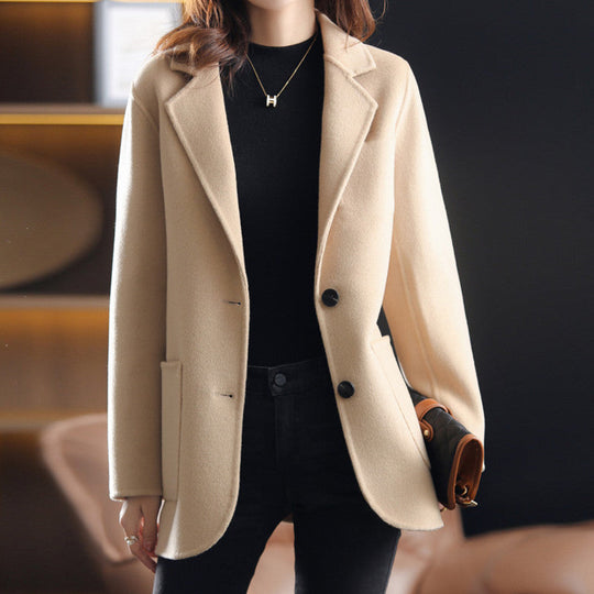 EB | Dickes Tweed Herbstblazer für Damen