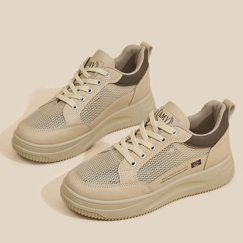 Damen Atmungsaktive Sneakers mit komfortabler Plattform EB