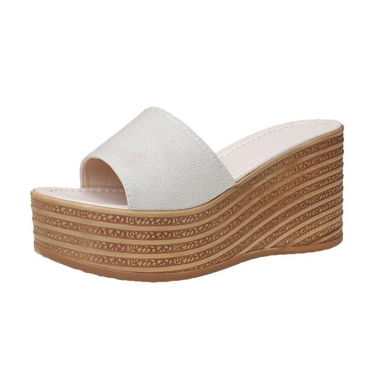 Damen Wedge-Pantoletten mit weitem Träger und rutschfester Sohle EB