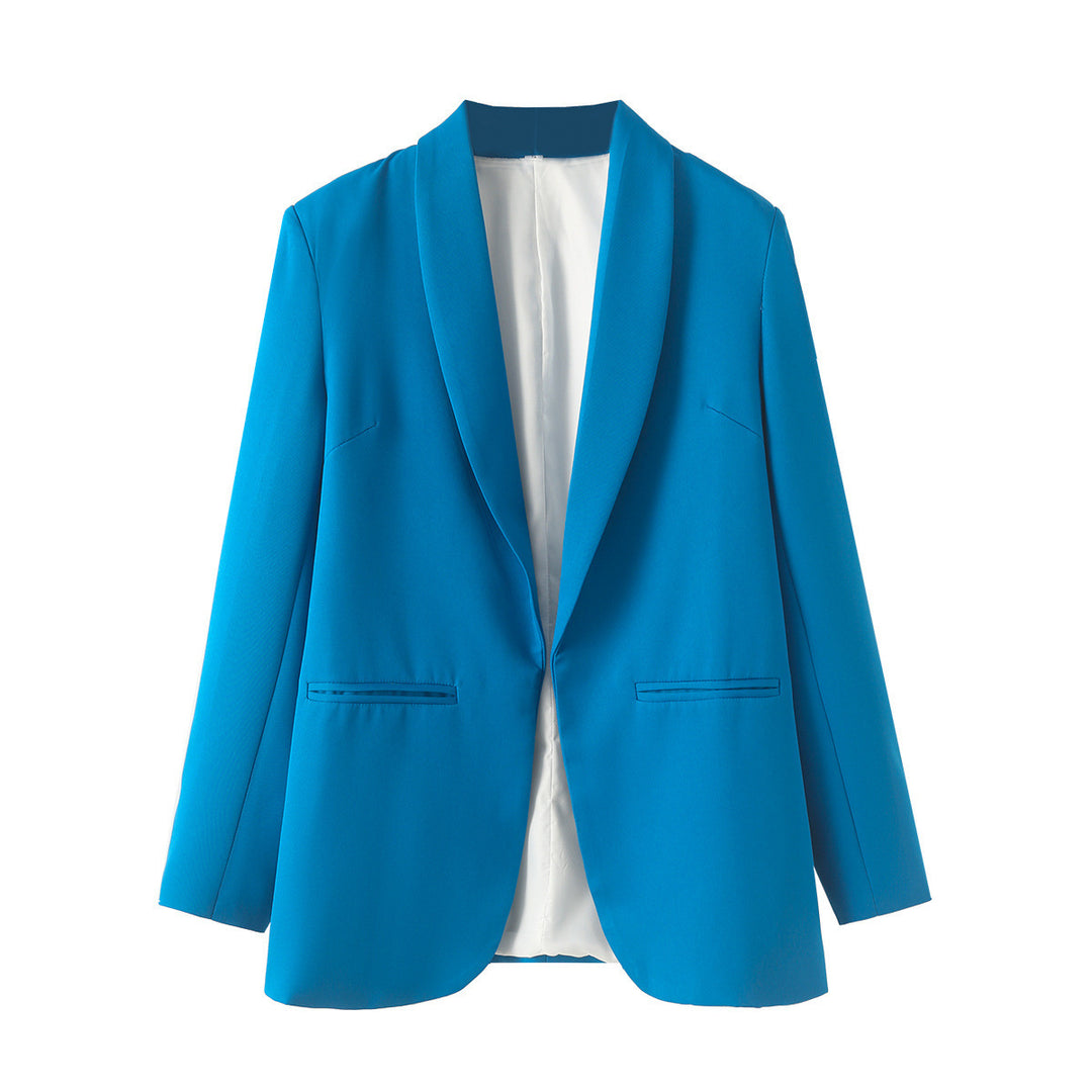 Damen eleganter Blazer mit modernem Schnitt und praktischen Taschen EB