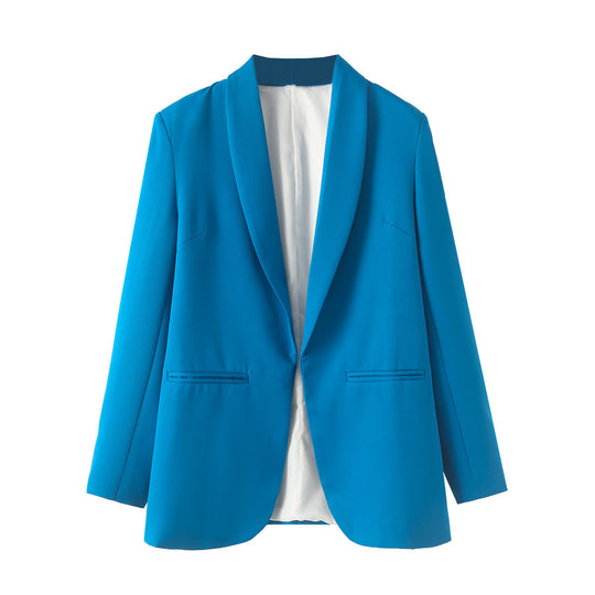 Damen eleganter Blazer mit modernem Schnitt und praktischen Taschen EB