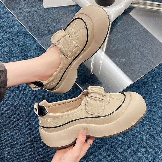 Damen Komfortable Slip-On Sneakers mit modischem Design und stabiler Sohle EB