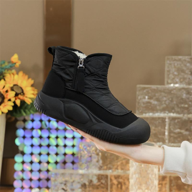 Damen Komfortable Winterstiefel mit wasserabweisendem Obermaterial und elastischem Einstieg EB