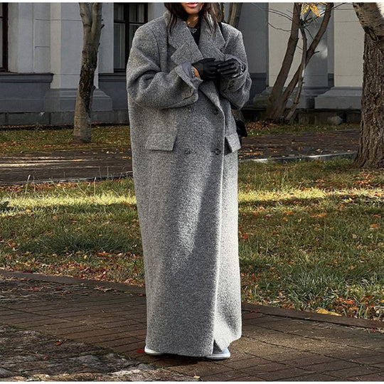 Damen oversized Wollmantel EB