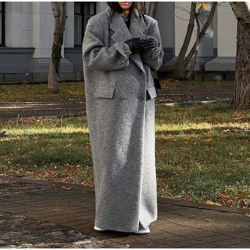 Damen oversized Wollmantel EB