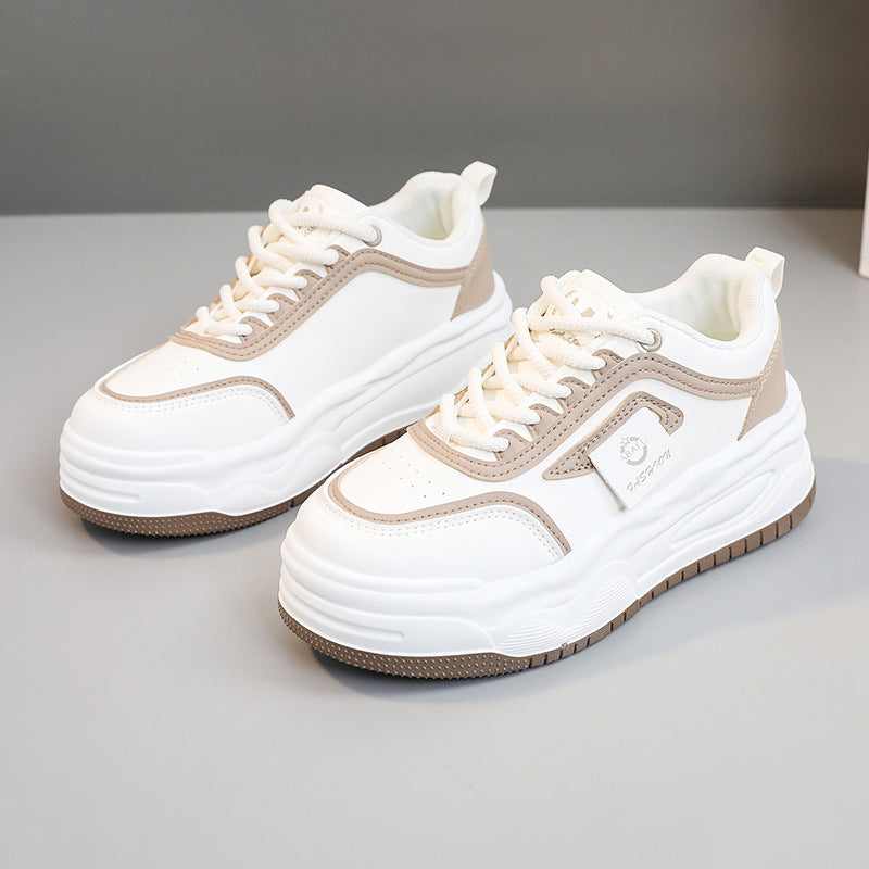 Damen modische Chunky Sneakers mit atmungsaktiver Mesh-Oberfläche und dämpfender Sohle EB