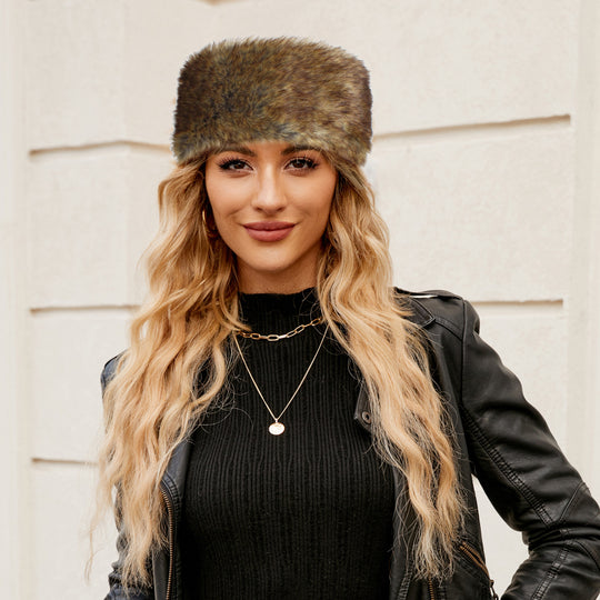 Damen Kuscheliger Fleece-Hut mit modischem Design EB
