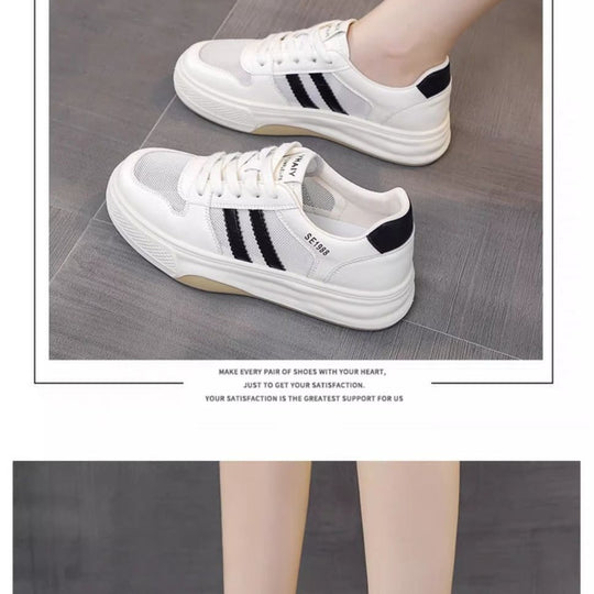 Damen Freizeitsneaker mit dämpfender Sohle und atmungsaktivem Obermaterial EB
