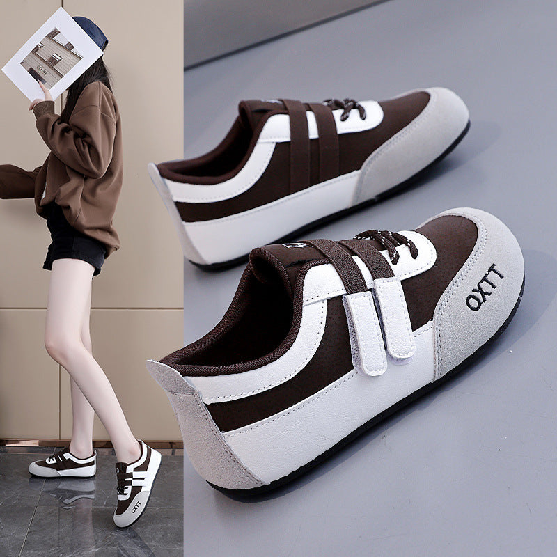 Damen Bequeme Sneakers mit elastischem Verschlusssystem und atmungsaktiver Obermaterialstruktur EB