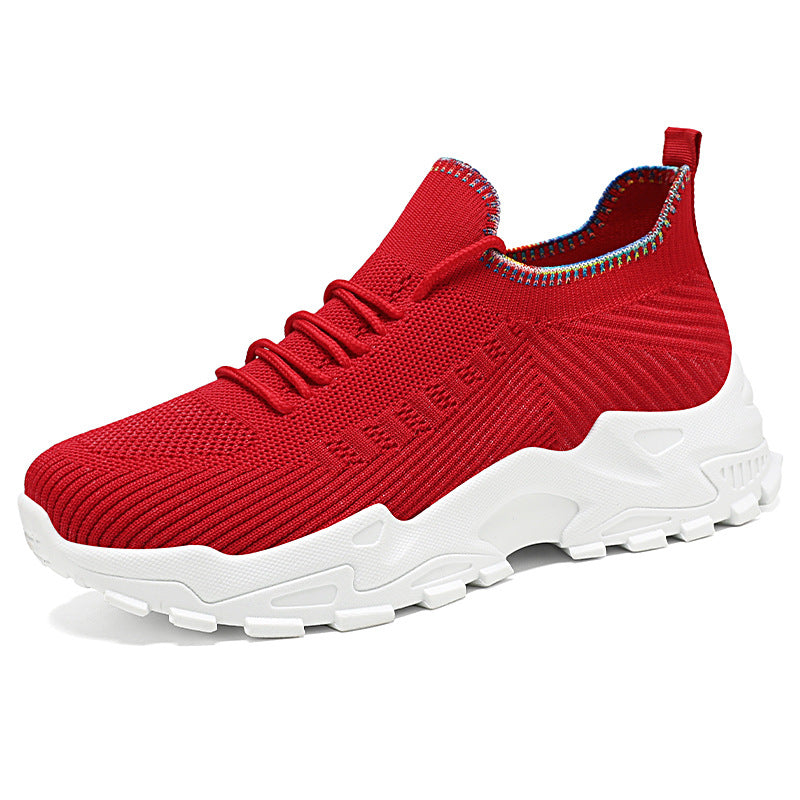Damen Sportliche Knit Sneaker mit elastischem Fußbett EB