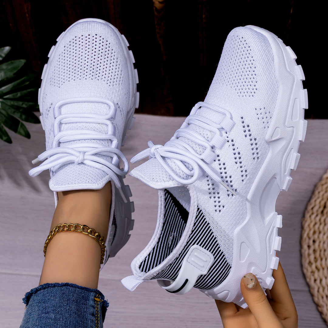 Damen Sportliche Laufschuhe mit atmungsaktivem Obermaterial und dämpfendem Komfort EB