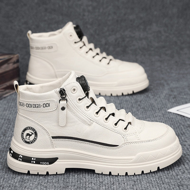 Damen modische High-Top Sneakers mit praktischer Schnellschnürung EB