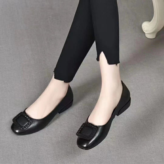 Damen Ballerinas mit eleganter Schmuckapplikation und bequemem Fußbett EB