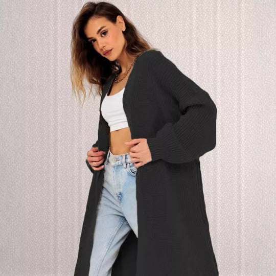 Damen Langarm Strickjacke EB