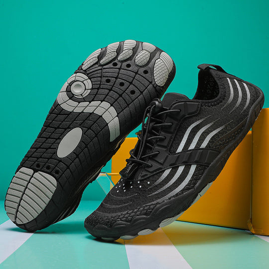 Damen Flexibles Aquasport-Schnürschuhe mit rutschfester Sohle und atmungsaktivem Obermaterial EB