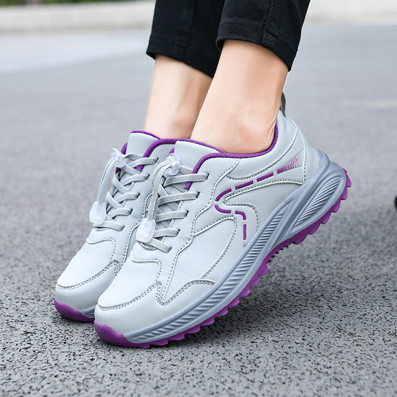 Damen Sportliche Freizeitschuhe mit Schnellverschluss und polsternder Sohle EB