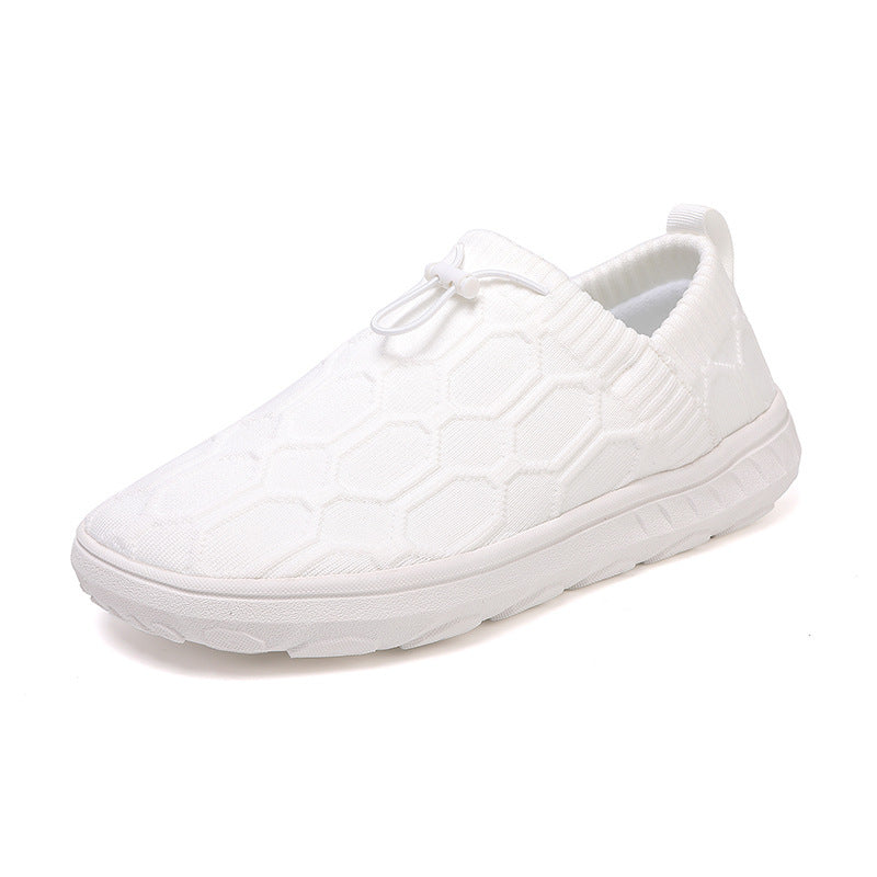 Damen Elastische Slip-On Sneakers mit innovativem Schnellschnürsystem EB