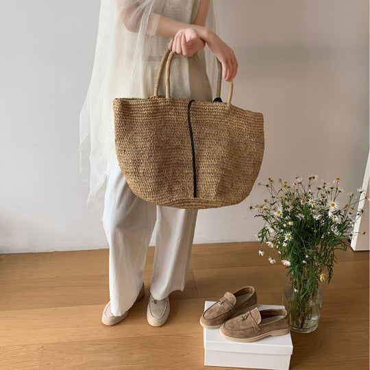 Damen Mokassins aus hochwertigem Wildleder mit elegantem Schnürdetail EB