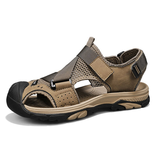 Herren Outdoor-Sandalen mit verstellbaren Riemen und rutschfester Sohle EB