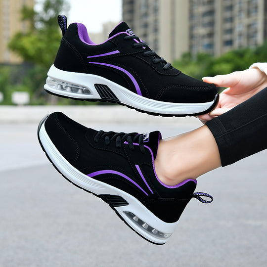 Herren nan luftgedämpfter City-Sneaker mit ergonomischer EVA-Zwischensohle und gepolsterter Knöchelmanschette EB