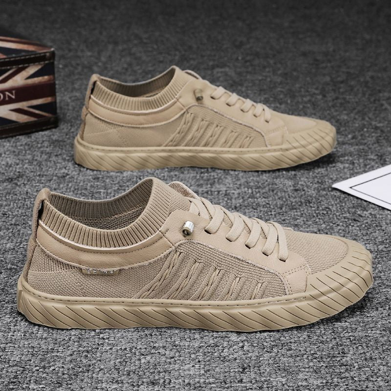 Damen Sportliche Sneaker mit atmungsaktivem Obermaterial und rutschfester Sohle EB