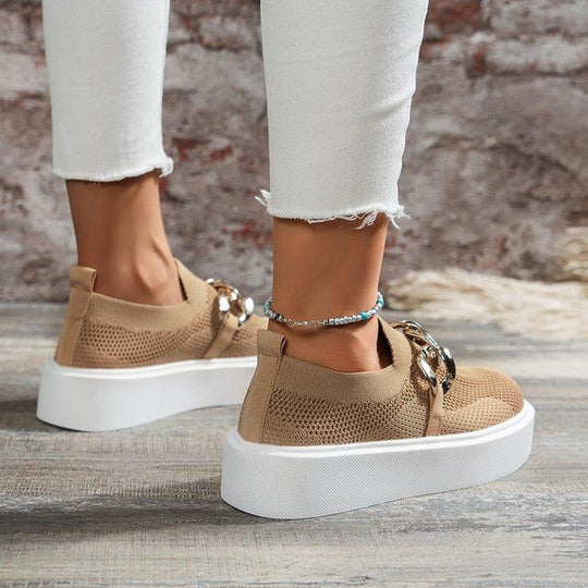 Atmungsaktive Plattformschuhe EB