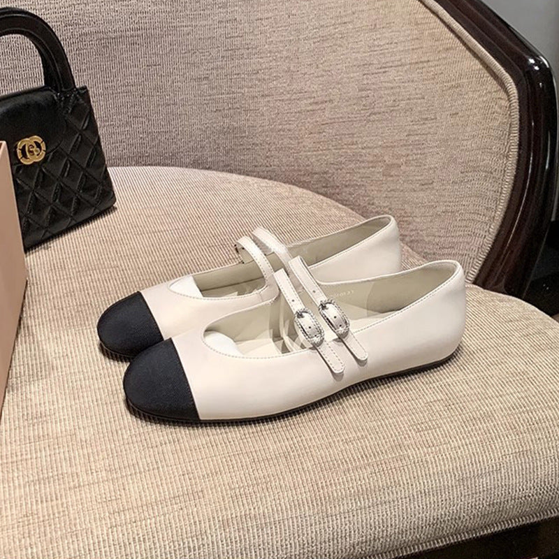 Damen Ballerinas mit dekorativem Riemen und komfortabler Innensohle EB