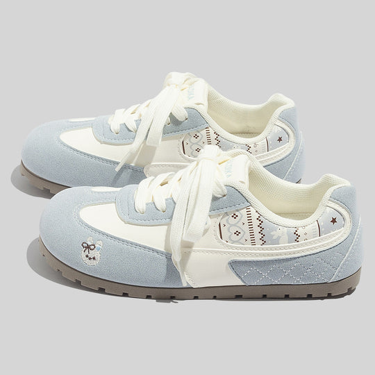 Damen Sneakers mit innovativen Tierapplikationen und bequemer Dämpfung EB