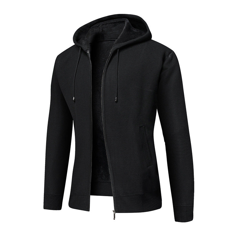 Herren gefütterte Kapuzenjacke mit hohem Komfort und cleverem Design EB