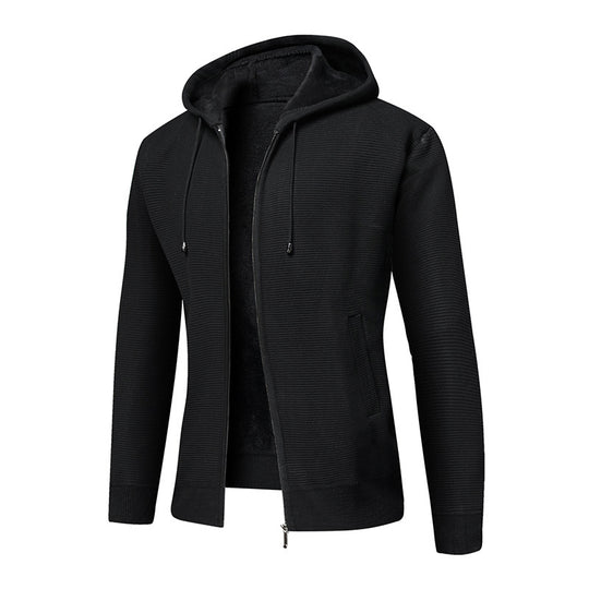 Herren gefütterte Kapuzenjacke mit hohem Komfort und cleverem Design EB