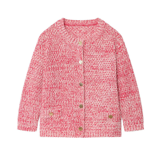 Damen Strickjacke mit Knopfdetails und gemütlicher Passform EB