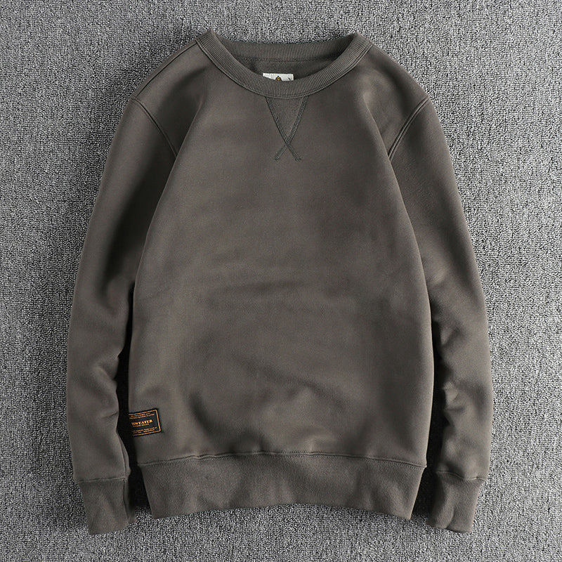 Damen Sweatshirt mit klassischem Rundhalsausschnitt und lässigem Schnitt EB