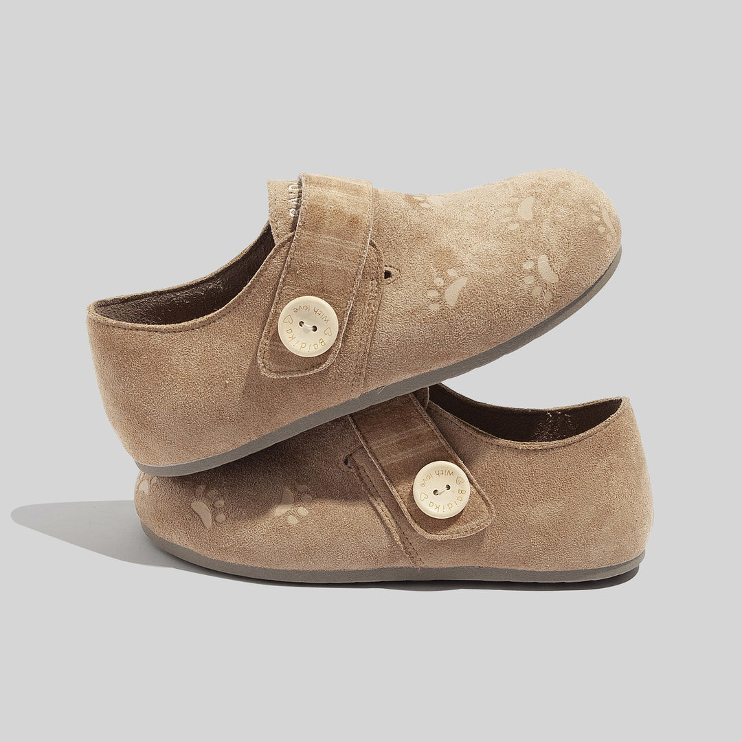 Damen Komfortable Slipper mit modischem Riemen und weicher Sohle EB