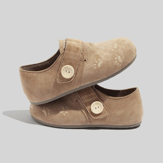 Damen Komfortable Slipper mit modischem Riemen und weicher Sohle EB