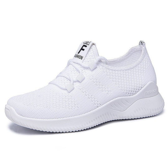 Damen Atmungsaktive Lauf- und Freizeitschuhe mit elastischem Strickoberteil EB