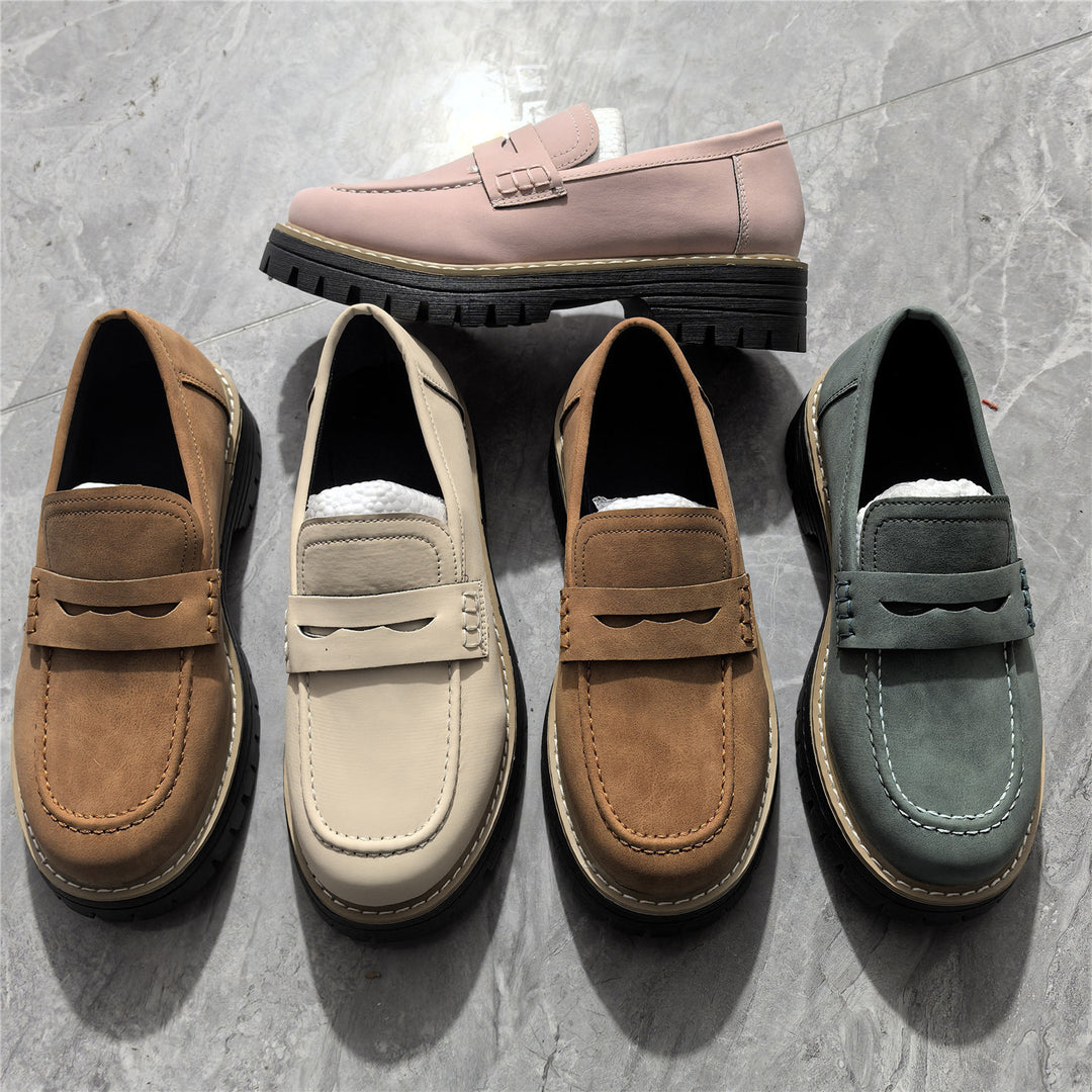 Damen nan Penny-Loafer mit dicker Profilsohle und anatomischer Komfortinnensohle EB