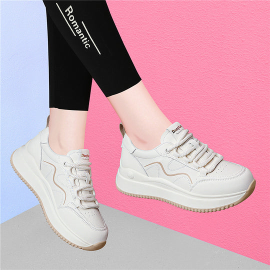 Damen sportliche Lauf- und Fitness-Sneaker mit gepolsterter Sohle EB