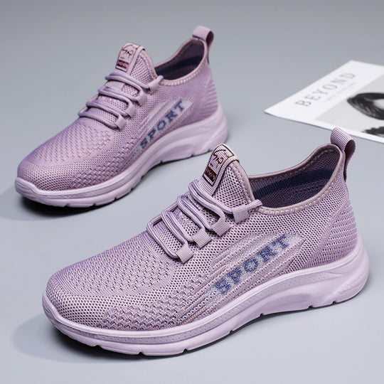 Damen Atmungsaktive Sport-Sneaker mit innovativem Schnellschnürsystem EB
