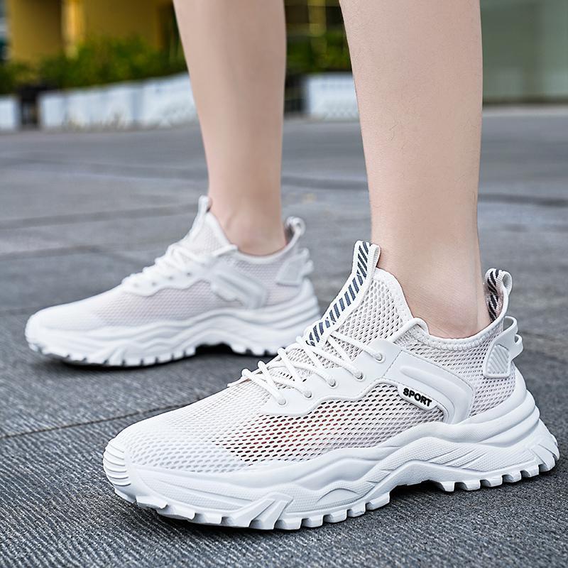 Herren Sportliche Mesh-Sneaker mit rutschfester Sohle und atmungsaktivem Obermaterial EB