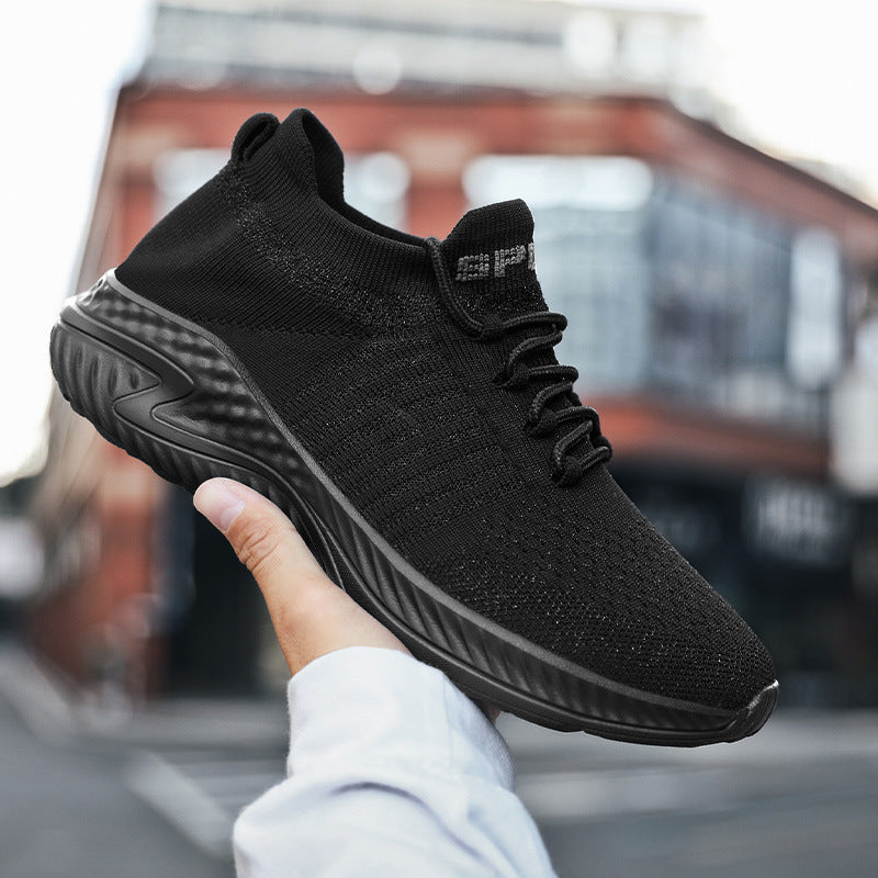 Damen Sportliche Sneakers mit flexiblem Strick-Obermaterial und rutschfester Sohle EB