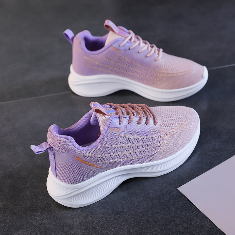 Damen Leichte und atmungsaktive Laufsneaker mit flexibel geformter Sohle EB