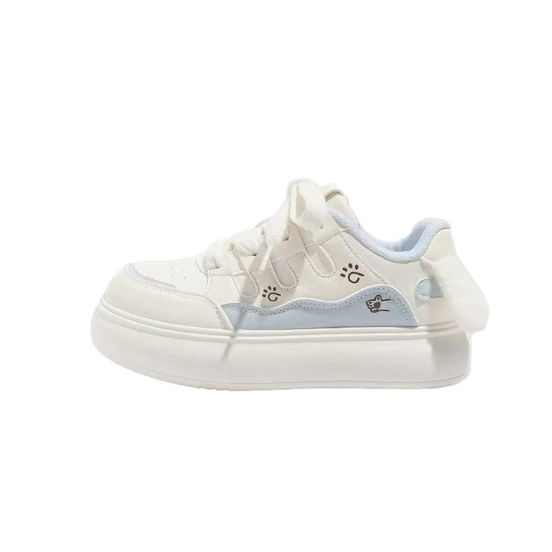 Damen Schnürsneaker mit verspielten Tiermotiven und komfortabler Dämpfung EB