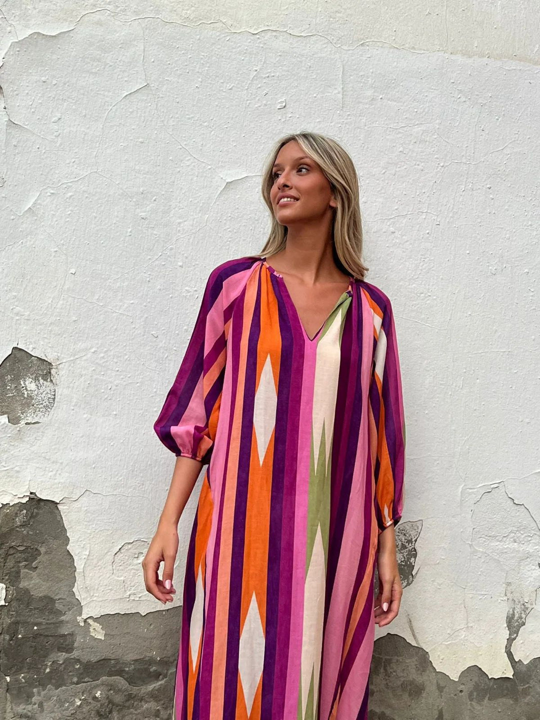 Damen Langarmkleid EB