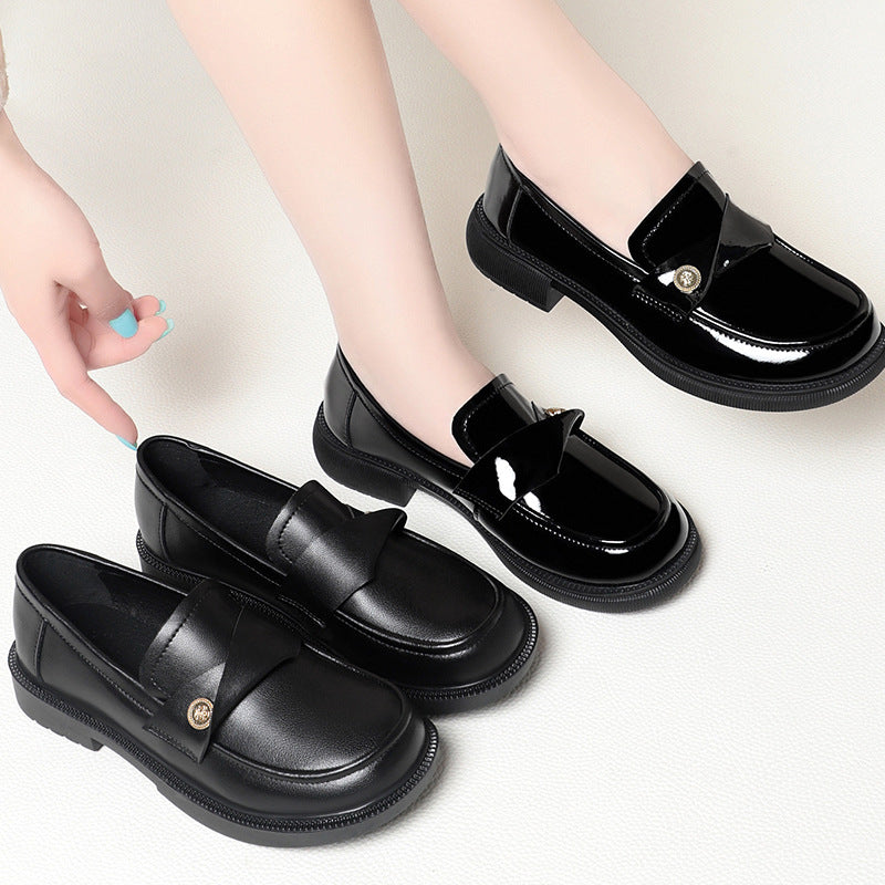 Damen Elegante Mokassins mit modischem Kettendetail und bequemer Sohle EB