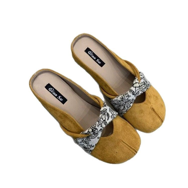 Damen Komfortable Mules mit dekorativem Obermaterial und ergonomischer Sohle EB